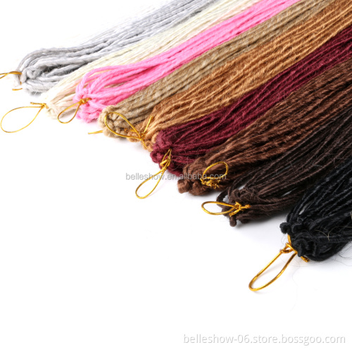 Faux Locs Crochet wavy Hair  goddess syntnetic faux locs  crochet faux locs  cheap synthetic dreadlocks